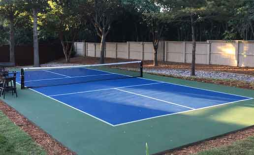 Master Systems Courts Construction Pickleball Example