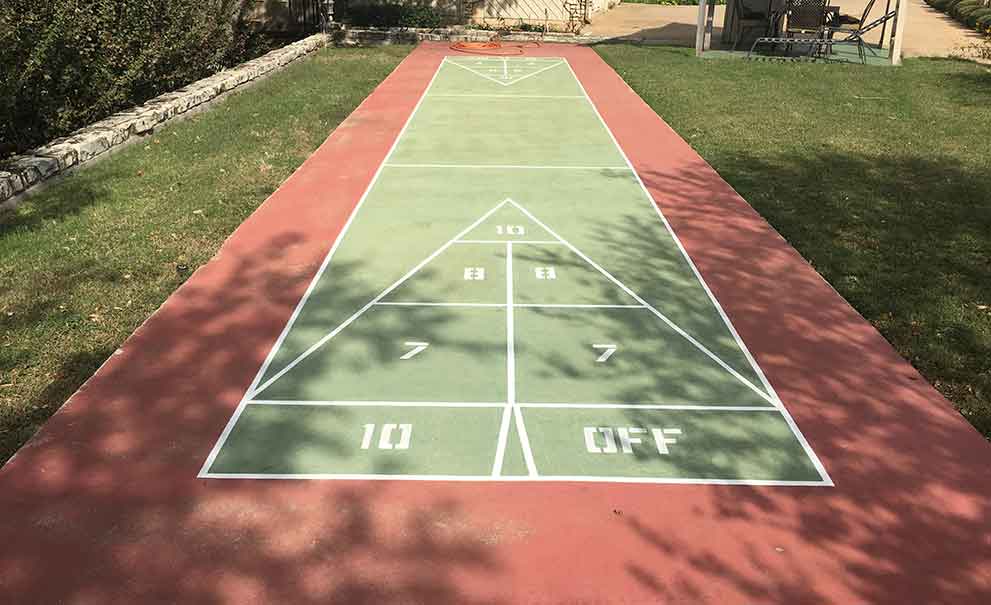 Master Systems Courts PAinted Game Court Sample
