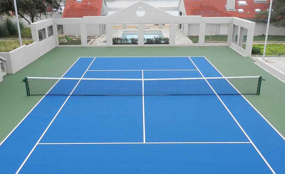Master Systems Courts Tennis Court Sample